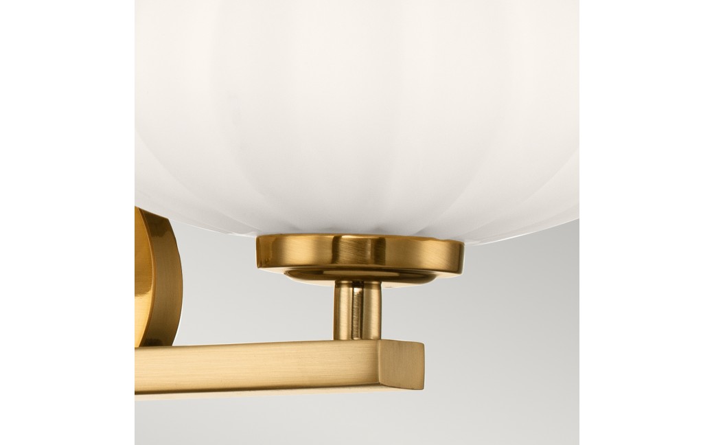 Quintiesse Kinkiet Pim - 3 źródła światła - Złoty IP44 Elstead Lighting QN-PIM3-FXG