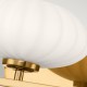 Quintiesse Kinkiet Pim - 3 źródła światła - Złoty IP44 Elstead Lighting QN-PIM3-FXG