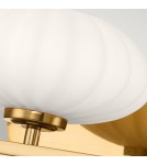 Bathroom wall lamps - Quintiesse Pim wall lamp - 3 light sources - Gold IP44 Elstead Lighting QN-PIM3-FXG - product 4