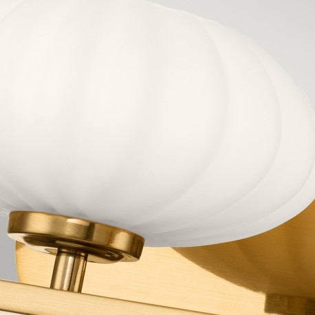 Quintiesse Kinkiet Pim - 3 źródła światła - Złoty IP44 Elstead Lighting QN-PIM3-FXG