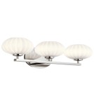 Bathroom wall lamps - Quintiesse Pim wall lamp - 3 light sources - Polished chrome IP44 Elstead Lighting QN-PIM3-PC - product 1
