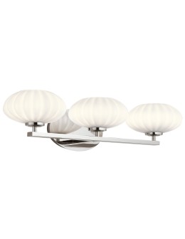 Quintiesse Pim wall lamp - 3 light sources - Polished chrome IP44 Elstead Lighting QN-PIM3-PC