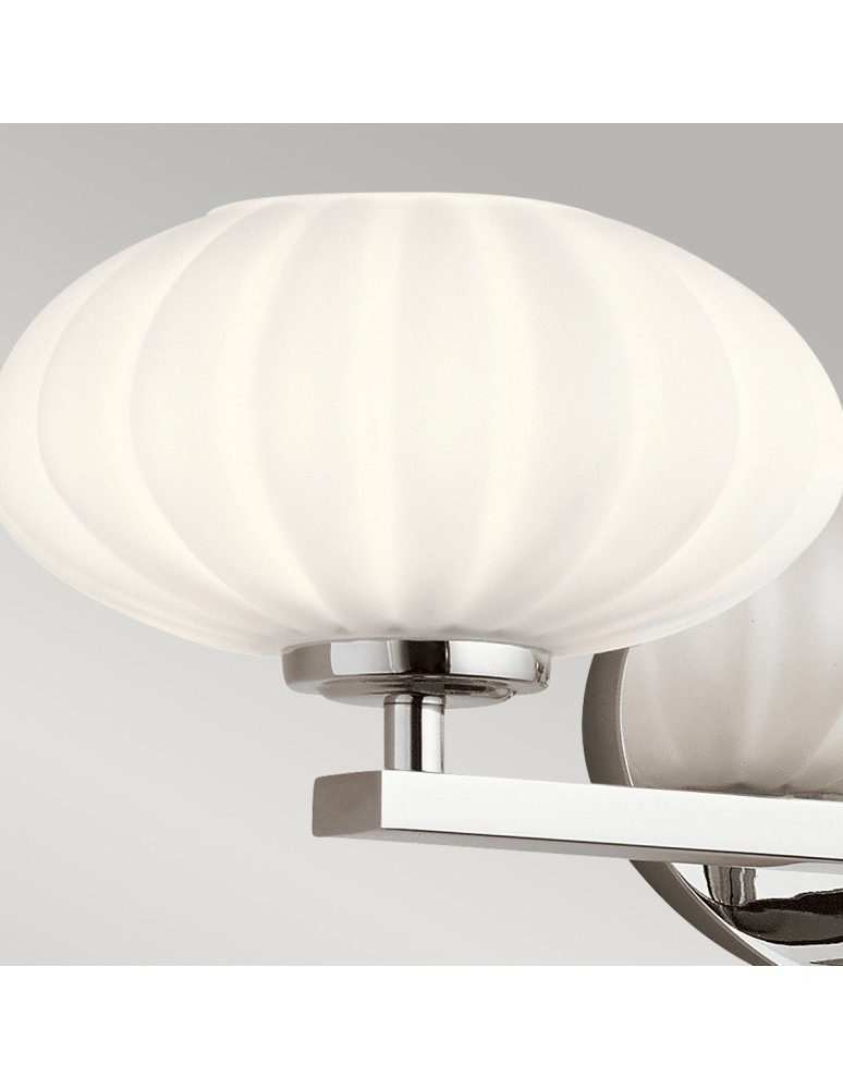 Bathroom wall lamps - Quintiesse Pim wall lamp - 3 light sources - Polished chrome IP44 Elstead Lighting QN-PIM3-PC - product kolory-swiatla.pl 3