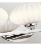 Bathroom wall lamps - Quintiesse Pim wall lamp - 3 light sources - Polished chrome IP44 Elstead Lighting QN-PIM3-PC - product 4