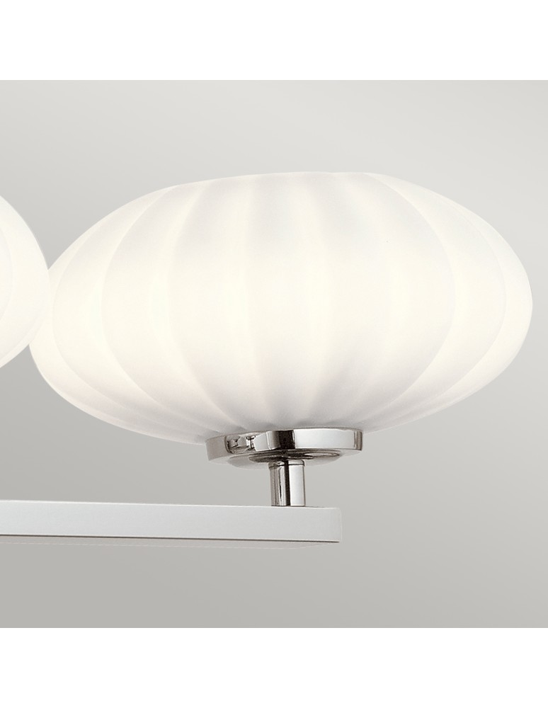 Bathroom wall lamps - Quintiesse Pim wall lamp - 3 light sources - Polished chrome IP44 Elstead Lighting QN-PIM3-PC - product kolory-swiatla.pl 5