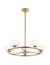 Quintiesse Pim Chandelier - 5 light sources - Gold IP44 Elstead Lighting QN-PIM5-FXG