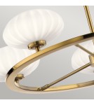 Quintiesse Żyrandol Pim - 5 źródeł światła - Złoty IP44 Elstead Lighting QN-PIM5-FXG