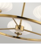 Quintiesse Żyrandol Pim - 5 źródeł światła - Złoty IP44 Elstead Lighting QN-PIM5-FXG
