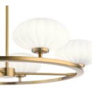 Quintiesse Żyrandol Pim - 5 źródeł światła - Złoty IP44 Elstead Lighting QN-PIM5-FXG