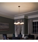 Modern chandeliers - Quintiesse Pim Chandelier - 5 light sources - Gold IP44 Elstead Lighting QN-PIM5-FXG - product 7