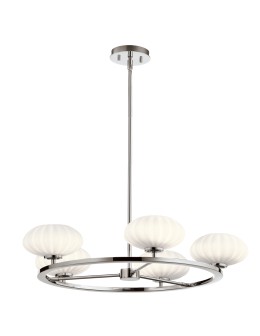 Quintiesse Pim Chandelier - 5 light sources - Polished chrome IP44 Elstead Lighting QN-PIM5-PC