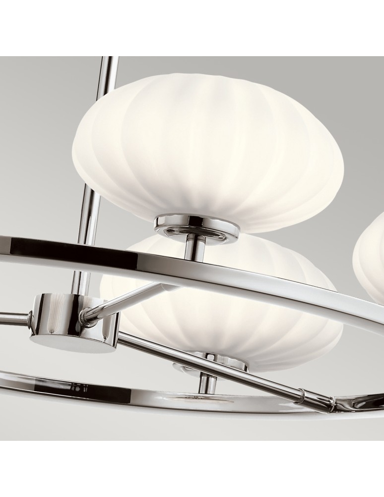 Quintiesse Żyrandol Pim - 5 źródeł światła - Polerowany chrom IP44 Elstead Lighting QN-PIM5-PC