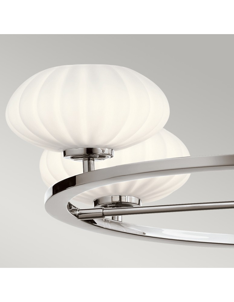 Modern chandeliers - Quintiesse Pim Chandelier - 5 light sources - Polished chrome IP44 Elstead Lighting QN-PIM5-PC - product kolory-swiatla.pl 4
