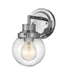 Bathroom wall lamps - Quintiesse Poppy wall lamp - 1 light source - Polished chrome IP44 Elstead Lighting QN-POPPY1-PC-BATH - product 1