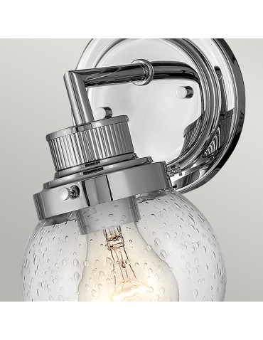 Quintiesse Kinkiet Poppy - 1 źródło światła - Polerowany chrom IP44 Elstead Lighting QN-POPPY1-PC-BATH - produkt 2