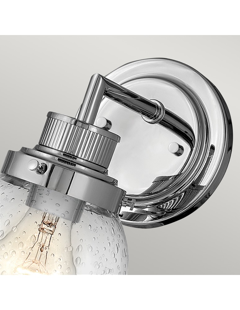 Bathroom wall lamps - Quintiesse Poppy wall lamp - 1 light source - Polished chrome IP44 Elstead Lighting QN-POPPY1-PC-BATH - product kolory-swiatla.pl 3