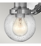 Bathroom wall lamps - Quintiesse Poppy wall lamp - 1 light source - Polished chrome IP44 Elstead Lighting QN-POPPY1-PC-BATH - product 4
