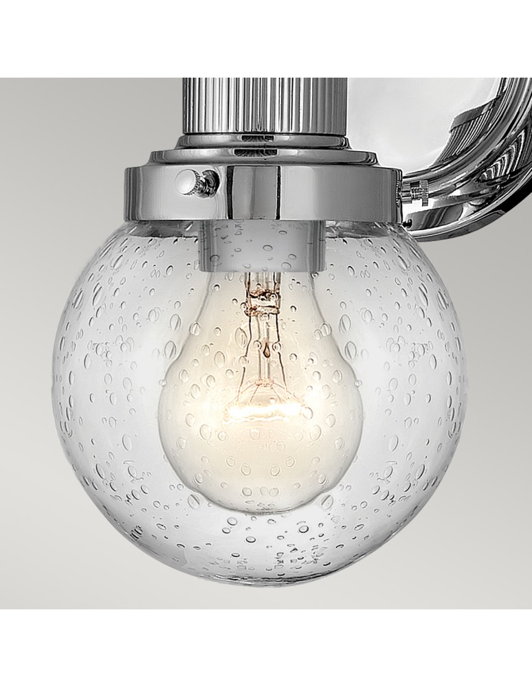 Bathroom wall lamps - Quintiesse Poppy wall lamp - 1 light source - Polished chrome IP44 Elstead Lighting QN-POPPY1-PC-BATH - product kolory-swiatla.pl 4