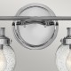 Quintiesse Kinkiet Poppy - 2 źródła światła - Polerowany chrom IP44 Elstead Lighting QN-POPPY2-PC-BATH