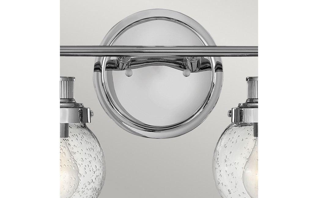 Quintiesse Kinkiet Poppy - 2 źródła światła - Polerowany chrom IP44 Elstead Lighting QN-POPPY2-PC-BATH