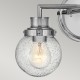 Quintiesse Kinkiet Poppy - 2 źródła światła - Polerowany chrom IP44 Elstead Lighting QN-POPPY2-PC-BATH