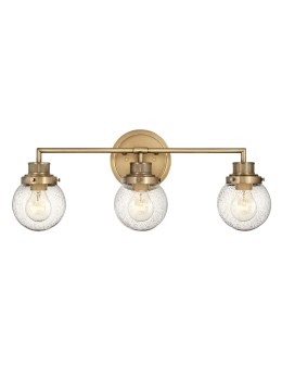 Quintiesse Kinkiet Poppy - 3 źródła światła - Stary mosiądz IP44 Elstead Lighting QN-POPPY3-HB-BATH