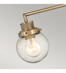 Bathroom wall lamps - Quintiesse Poppy wall lamp - 3 light sources - Old brass IP44 Elstead Lighting QN-POPPY3-HB-BATH - product 3