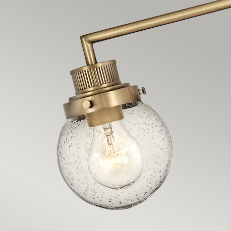 Quintiesse Kinkiet Poppy - 3 źródła światła - Stary mosiądz IP44 Elstead Lighting QN-POPPY3-HB-BATH