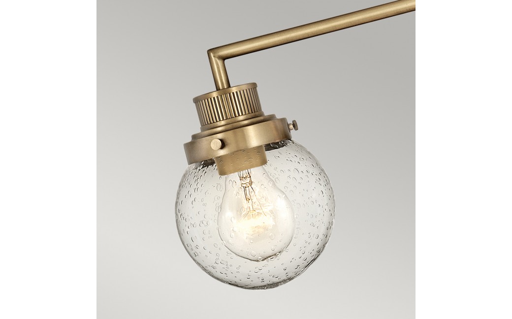 Quintiesse Kinkiet Poppy - 3 źródła światła - Stary mosiądz IP44 Elstead Lighting QN-POPPY3-HB-BATH