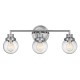 Quintiesse Kinkiet Poppy - 3 źródła światła - Polerowany chrom IP44 Elstead Lighting QN-POPPY3-PC-BATH