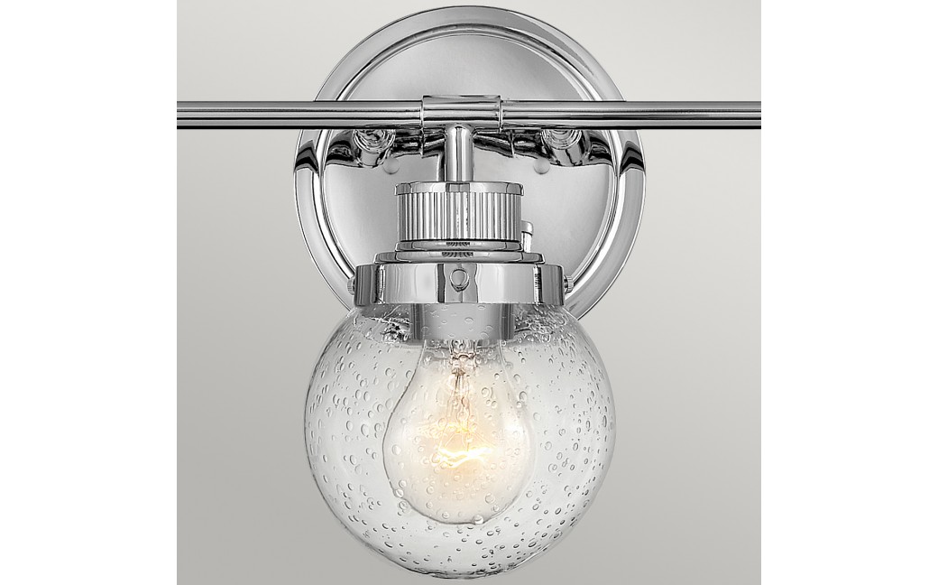 Quintiesse Kinkiet Poppy - 3 źródła światła - Polerowany chrom IP44 Elstead Lighting QN-POPPY3-PC-BATH