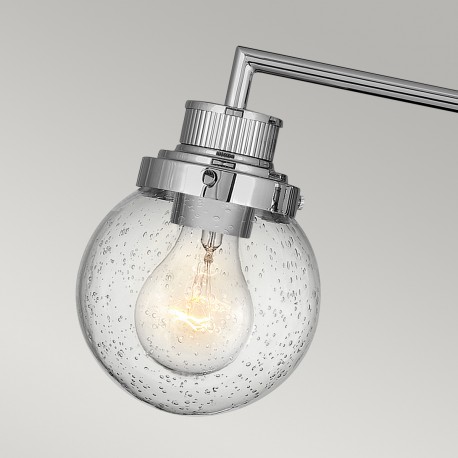 Quintiesse Kinkiet Poppy - 3 źródła światła - Polerowany chrom IP44 Elstead Lighting QN-POPPY3-PC-BATH