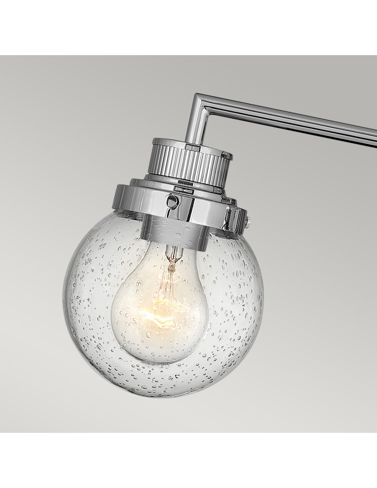 Bathroom wall lamps - Quintiesse Poppy wall lamp - 3 light sources - Polished chrome IP44 Elstead Lighting QN-POPPY3-PC-BATH - product kolory-swiatla.pl 3