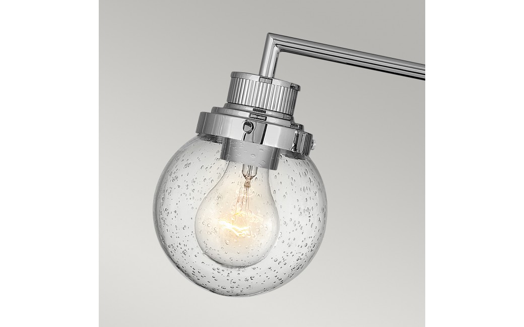 Quintiesse Kinkiet Poppy - 3 źródła światła - Polerowany chrom IP44 Elstead Lighting QN-POPPY3-PC-BATH