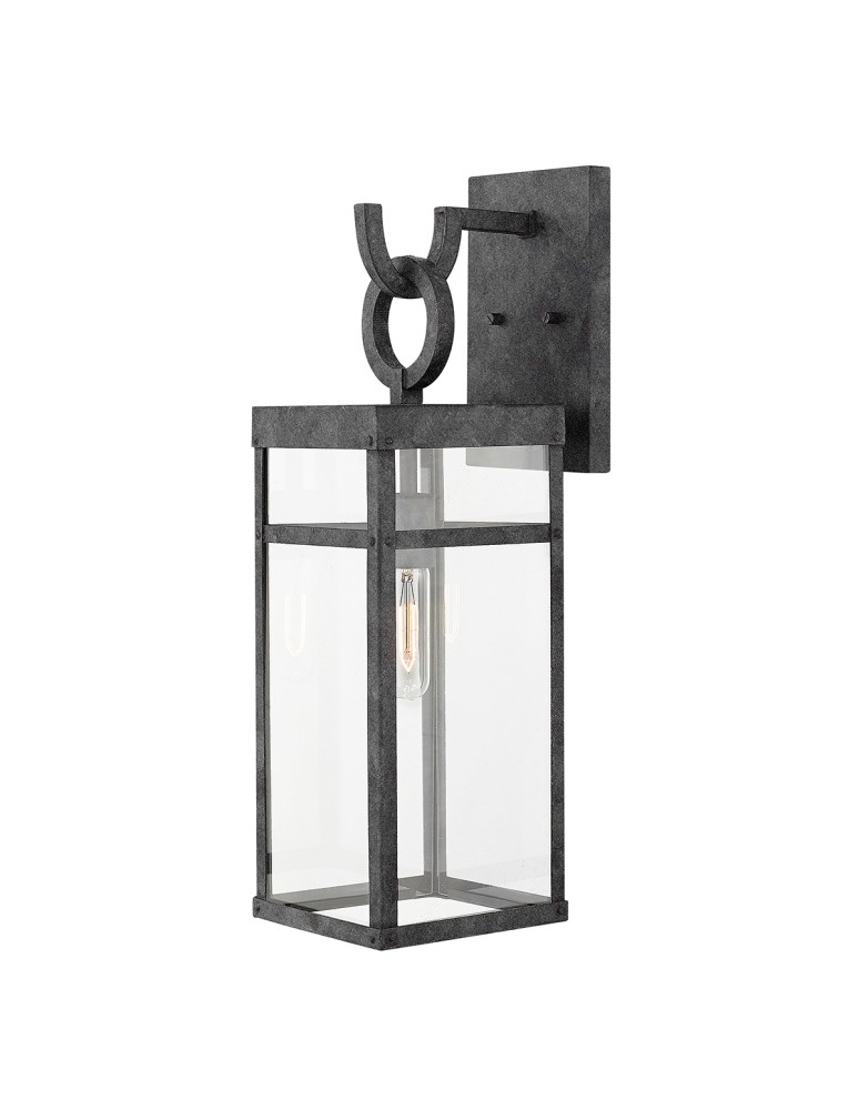 Outdoor wall lamps - Quintiesse Porter large wall lantern - 1 light source IP44 Elstead Lighting QN-PORTER-L-DZ - product kolory-swiatla.pl 1