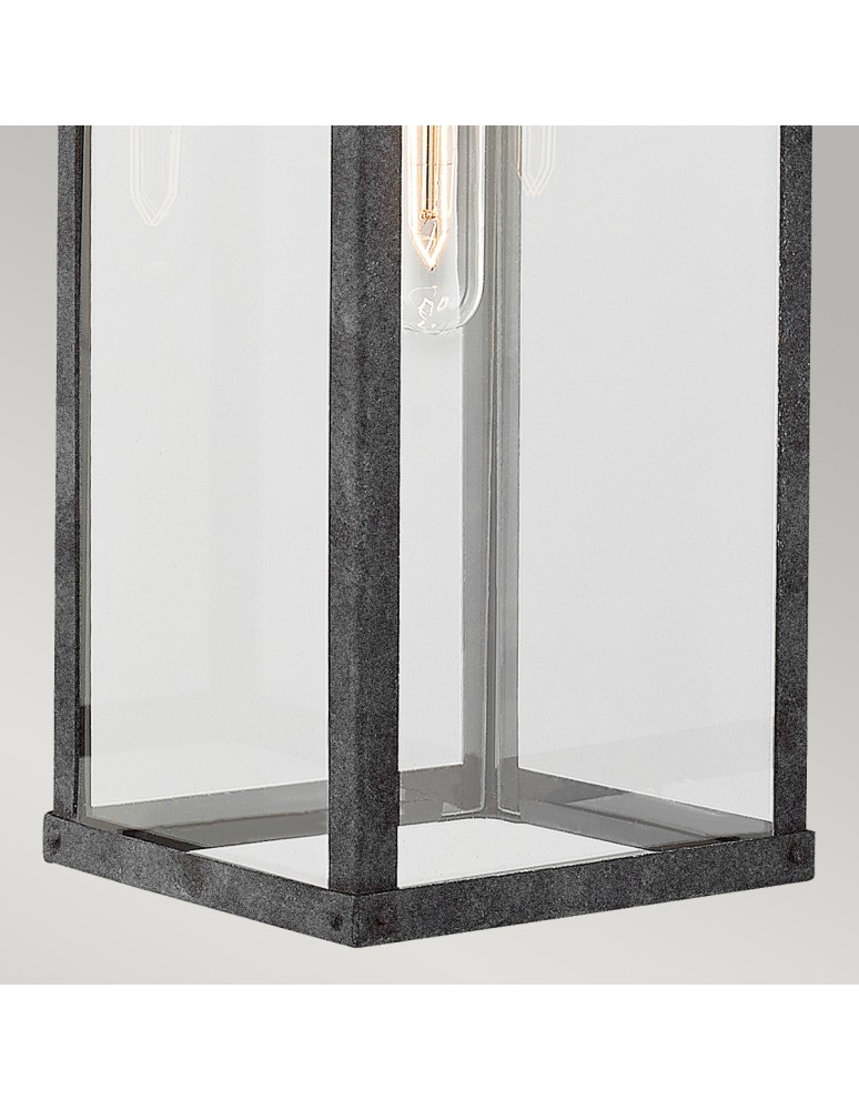 Outdoor wall lamps - Quintiesse Porter large wall lantern - 1 light source IP44 Elstead Lighting QN-PORTER-L-DZ - product kolory-swiatla.pl 4