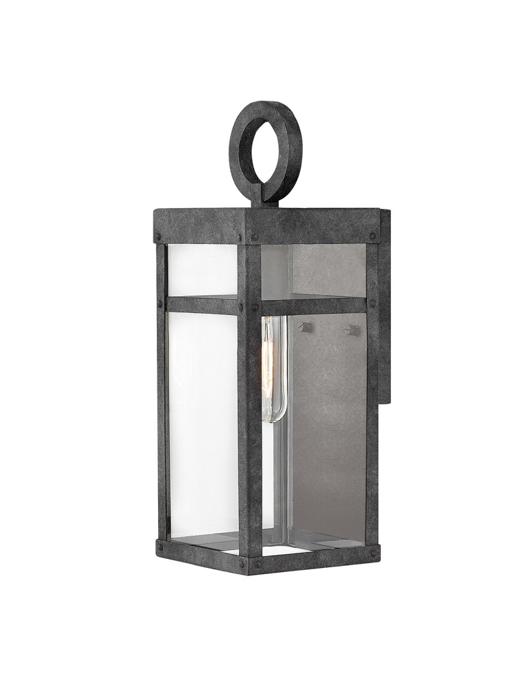 Outdoor wall lamps - Quintiesse Porter small wall lantern - 1 light source IP44 Elstead Lighting QN-PORTER-S-DZ - product kolory-swiatla.pl 1