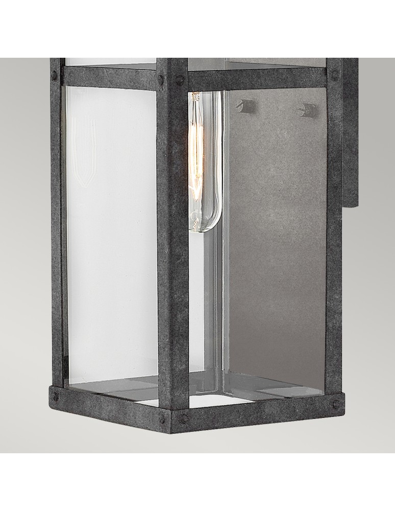 Outdoor wall lamps - Quintiesse Porter small wall lantern - 1 light source IP44 Elstead Lighting QN-PORTER-S-DZ - product kolory-swiatla.pl 4