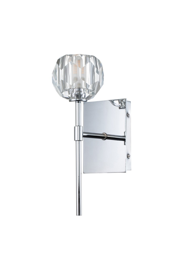 Bathroom wall lamps - Quintiesse Regalia wall lamp - 1 light source IP44 Elstead Lighting QN-REGALIA1-PC-BATH - product kolory-swiatla.pl 5