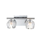 Bathroom wall lamps - Quintiesse Regalia wall lamp - 2 light sources IP44 Elstead Lighting QN-REGALIA2-PC-BATH - product 1
