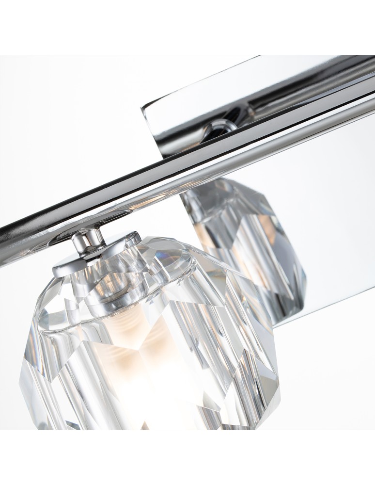 Bathroom wall lamps - Quintiesse Regalia wall lamp - 2 light sources IP44 Elstead Lighting QN-REGALIA2-PC-BATH - product kolory-swiatla.pl 4