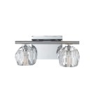 Bathroom wall lamps - Quintiesse Regalia wall lamp - 2 light sources IP44 Elstead Lighting QN-REGALIA2-PC-BATH - product 5