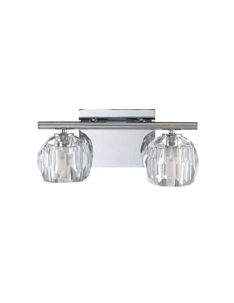 Bathroom wall lamps - Quintiesse Regalia wall lamp - 2 light sources IP44 Elstead Lighting QN-REGALIA2-PC-BATH - product kolory-swiatla.pl 5