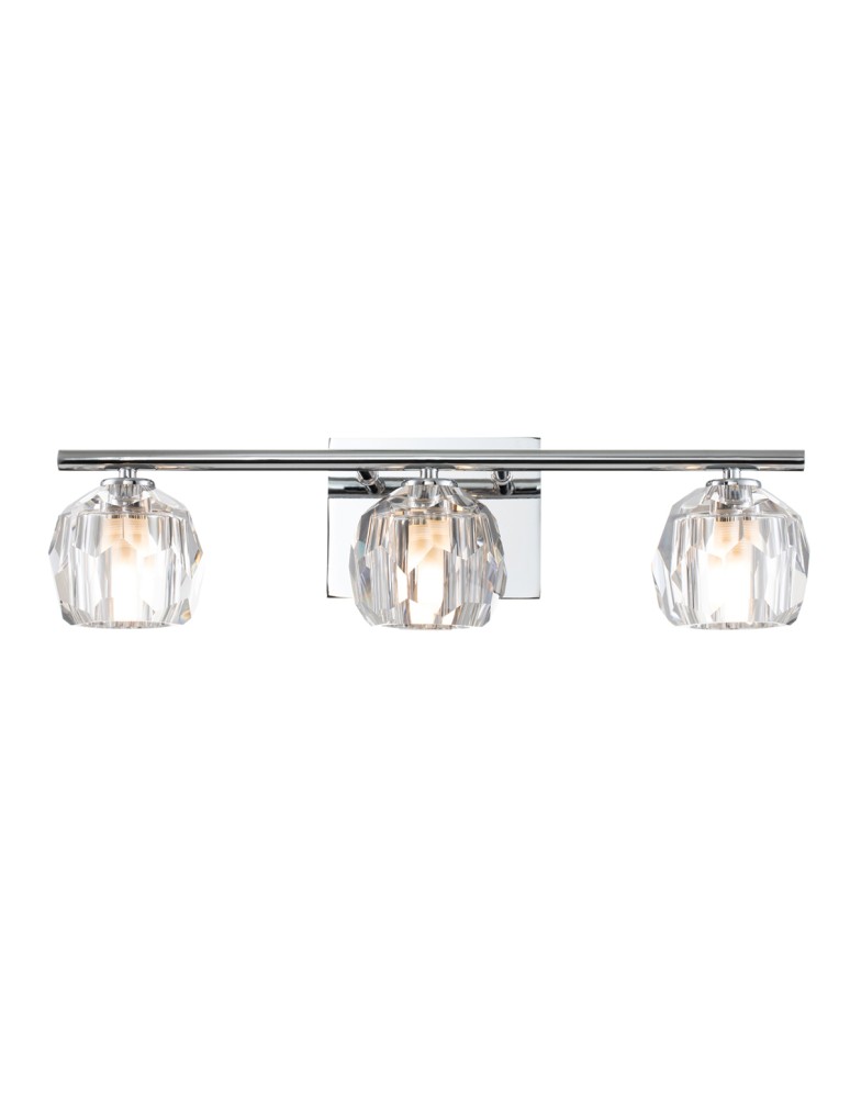 Bathroom wall lamps - Quintiesse Regalia wall lamp - 3 light sources IP44 Elstead Lighting QN-REGALIA3-PC-BATH - product kolory-swiatla.pl 1