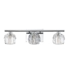 Bathroom wall lamps - Quintiesse Regalia wall lamp - 3 light sources IP44 Elstead Lighting QN-REGALIA3-PC-BATH - product 5