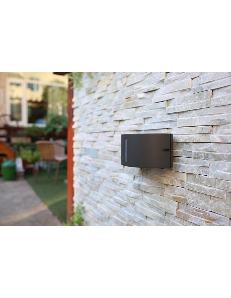 Outdoor wall lamps - Lutec BONN Ceiling 1xE27 Anthracite 6330401118 - product kolory-swiatla.pl 6