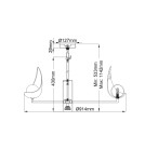 Quintiesse Żyrandol Ren - 5 źródeł światła Elstead Lighting QN-REN5