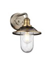 Quintiesse Rigby wall lamp - 1 light source - Antique nickel / Old brass IP44 Elstead Lighting QN-RIGBY1-BATH-AN