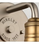 Bathroom wall lamps - Quintiesse Rigby wall lamp - 1 light source - Antique nickel / Old brass IP44 Elstead Lighting QN-RIGBY1-BATH-AN - product 3