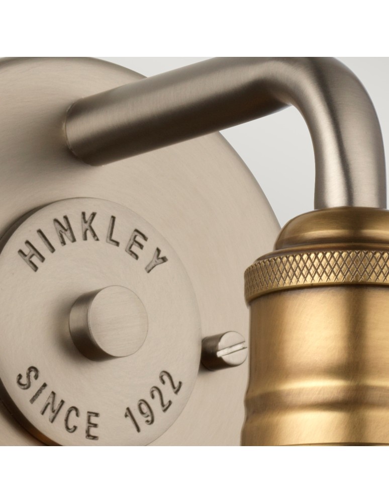 Bathroom wall lamps - Quintiesse Rigby wall lamp - 1 light source - Antique nickel / Old brass IP44 Elstead Lighting QN-RIGBY1-BATH-AN - product kolory-swiatla.pl 3
